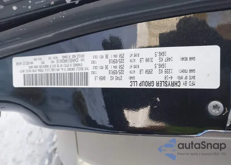 2010 Dodge Grand Caravan Sxt из США, поврежденный, VIN 2D4RN5D19AR260156